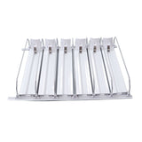 Drink Automatic Pusher Glide ABS White Width Adjustable 12oz 16oz 16.9oz 20oz Refrigerator Soda Can Organizer for Beverage 31cm/12.2in - Low Angle