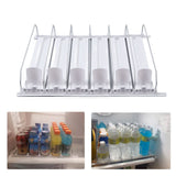 Drink Automatic Pusher Glide ABS White Width Adjustable 12oz 16oz 16.9oz 20oz Refrigerator Soda Can Organizer for Beverage 31cm/12.2in - Extra Image