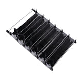 Automatic Drink Pusher Glide Width Adjustable Simple Operation Labor Space Saving Black Self Pushing Can Organizer for Fridge 31cm / 12.2in - Close-Up Angle