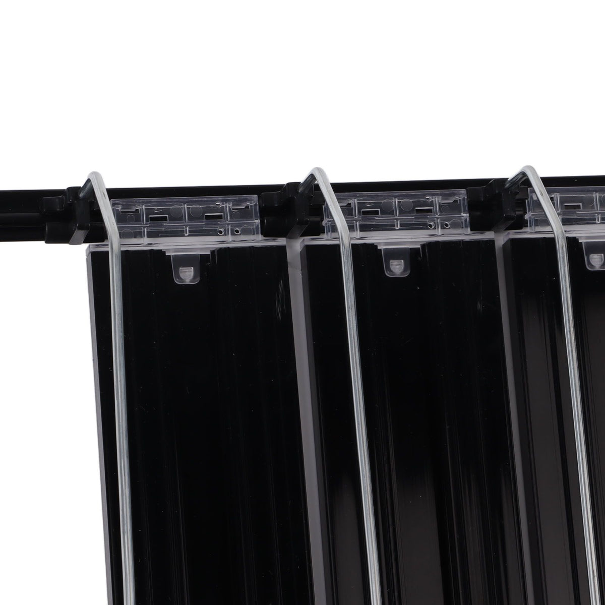 Automatic Drink Pusher Glide Width Adjustable Simple Operation Labor Space Saving Black Self Pushing Can Organizer for Fridge 31cm / 12.2in