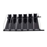 Automatic Drink Pusher Glide Width Adjustable Simple Operation Labor Space Saving Black Self Pushing Can Organizer for Fridge 38cm / 15in
