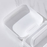 Multifunctional Kitchen Storage Rack Kitchen Countertop Cutting Board Pot Cover Chopsticks Forks Spoons Holder Pearl White