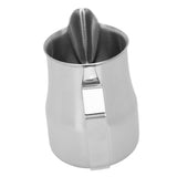 Milk Frothing Pitcher Coffee Steaming Pitcher 304 Stainless Steel Coffee Milk Cup Milk Frother Cup Olecranon Type Outlet Silver 350ML - Extra Image