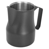 Milk Frothing Pitcher Coffee Steaming Pitcher 304 Stainless Steel Coffee Milk Cup Milk Frother Cup Olecranon Type Outlet Black 450ML - Extra Image