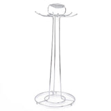 Cooking Utensils Holder Stainless Steel Multifunctional Kitchen Countertop Cooking Utensil Hanging Organizer Rack for Spoon Spatula Soup Ladle Type 2 - Top-Down View