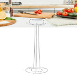 Cooking Utensils Holder Stainless Steel Multifunctional Kitchen Countertop Cooking Utensil Hanging Organizer Rack for Spoon Spatula Soup Ladle Type 2