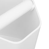Coffee Knock Box Large Capacity Coffee Grounds Knock Box with Knock Bar and Nonslip Base White - Extra Image