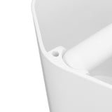 Coffee Knock Box Large Capacity Coffee Grounds Knock Box with Knock Bar and Nonslip Base White - Extra Image