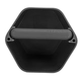 Coffee Knock Box Large Capacity Coffee Grounds Knock Box with Knock Bar and Nonslip Base Black - Extra Image