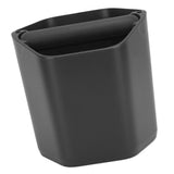 Coffee Knock Box Large Capacity Coffee Grounds Knock Box with Knock Bar and Nonslip Base Black