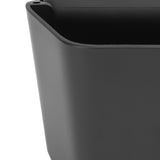 Coffee Knock Box Large Capacity Coffee Grounds Knock Box with Knock Bar and Nonslip Base Black