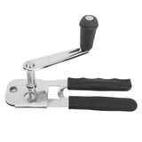 Can Opener Professional Safety Portable Manual Can Lid Opener for Home Kitchen Outdoor Camping - Rear View