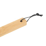 Pizza Oven Brush with Hanging Hole Bamboo Handle Wire BBQ Grill Cleaning Brush with Scraper - Extra Image