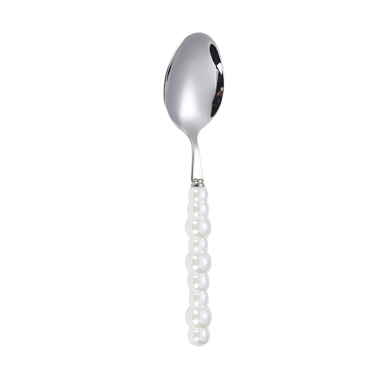 Flatware Cutlery Set Spoons Forks Knifes Utensils Tableware Sets with Ceramic Pearl Handles for Home Restaurant Hotel