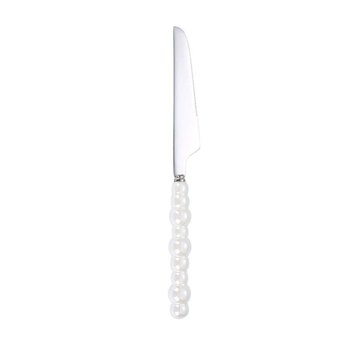 Flatware Cutlery Set Spoons Forks Knifes Utensils Tableware Sets with Ceramic Pearl Handles for Home Restaurant Hotel