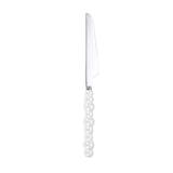 Flatware Cutlery Set Spoons Forks Knifes Utensils Tableware Sets with Ceramic Pearl Handles for Home Restaurant Hotel