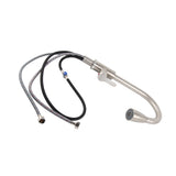 Kitchen Hot Cold Mixing Sink Faucet with Pull Down Sprayer 304 Stainless Steel Kitchen Sink Pull Out Faucet - Side View