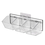 Wall Mounted Storage Container 3 Layer Wall Hanging Kitchen Storage Box for Garlic Ginger Onion Horizontal Hanging