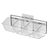 Wall Mounted Storage Container 3 Layer Wall Hanging Kitchen Storage Box for Garlic Ginger Onion Horizontal Hanging