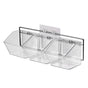 Wall Mounted Storage Container 3 Layer Wall Hanging Kitchen Storage Box for Garlic Ginger Onion Horizontal Hanging
