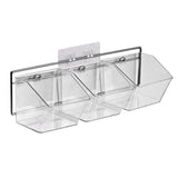Wall Mounted Storage Container 3 Layer Wall Hanging Kitchen Storage Box for Garlic Ginger Onion Horizontal Hanging