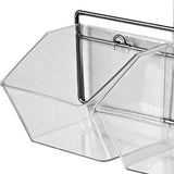 Wall Mounted Storage Container 3 Layer Wall Hanging Kitchen Storage Box for Garlic Ginger Onion Horizontal Hanging