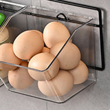 Wall Mounted Storage Container 3 Layer Wall Hanging Kitchen Storage Box for Garlic Ginger Onion Horizontal Hanging