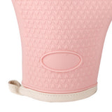 Thickened Silicone Anti Scalding Oven Glove Heat Resistant Silicone Cooking Glove for Microwave Oven Toaster pink Orange
