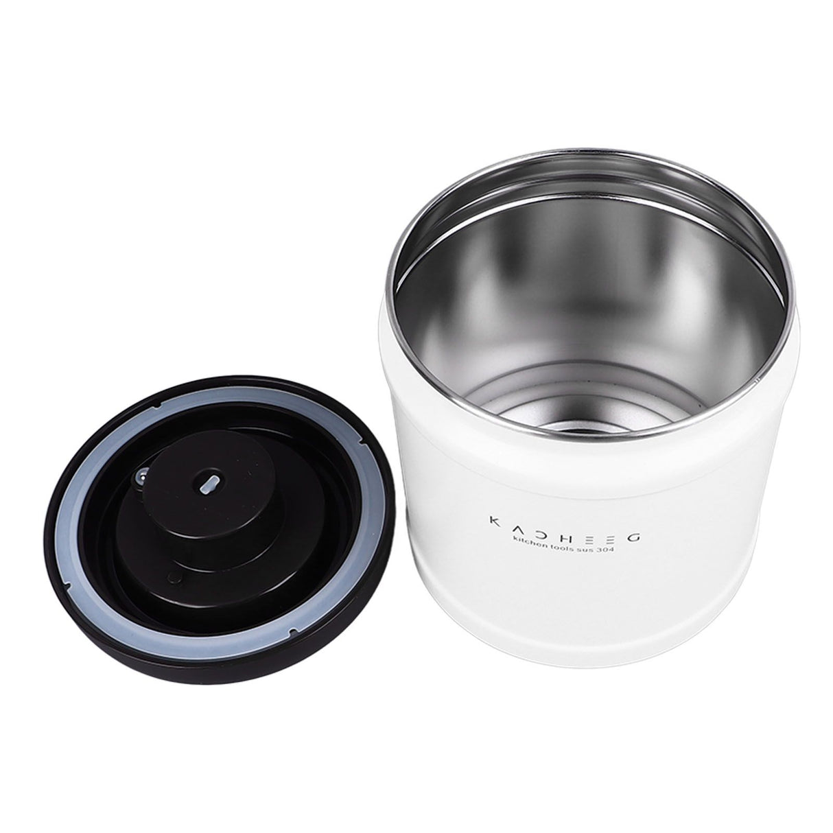 Tea Coffee Canister Stainless Steel Airtight Coffee Container for Grounds Coffee Beans Flour Cereal Sugar 1600ml Capacity