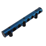 8 Holes Stainless Steel Wall Mounted Wine Rack Wall Bar Wine Bottle Rack Red Wine Storage Rack Blue