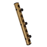 8 Holes Stainless Steel Wall Mounted Wine Rack Wall Bar Wine Bottle Rack Red Wine Storage Rack Gold - Top-Down View
