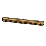 8 Holes Stainless Steel Wall Mounted Wine Rack Wall Bar Wine Bottle Rack Red Wine Storage Rack Gold - 45-Degree Angle