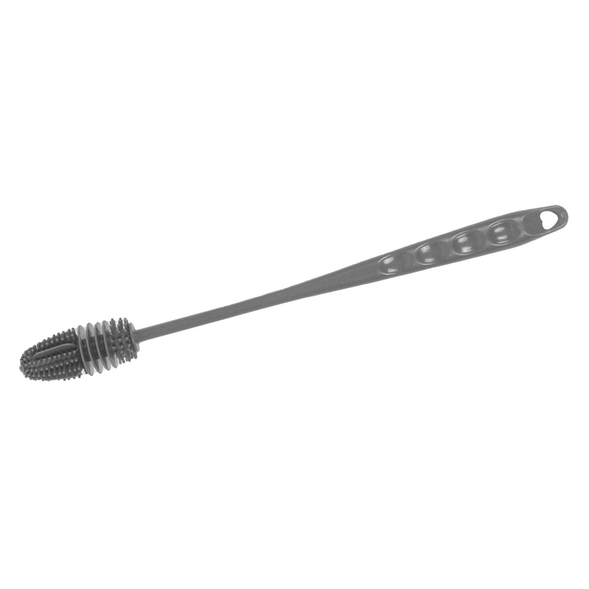 Silicone Bottle Brush Durable Long Handle Baby Bottle Cleaning Brush for Home Kitchen Office Long Grey