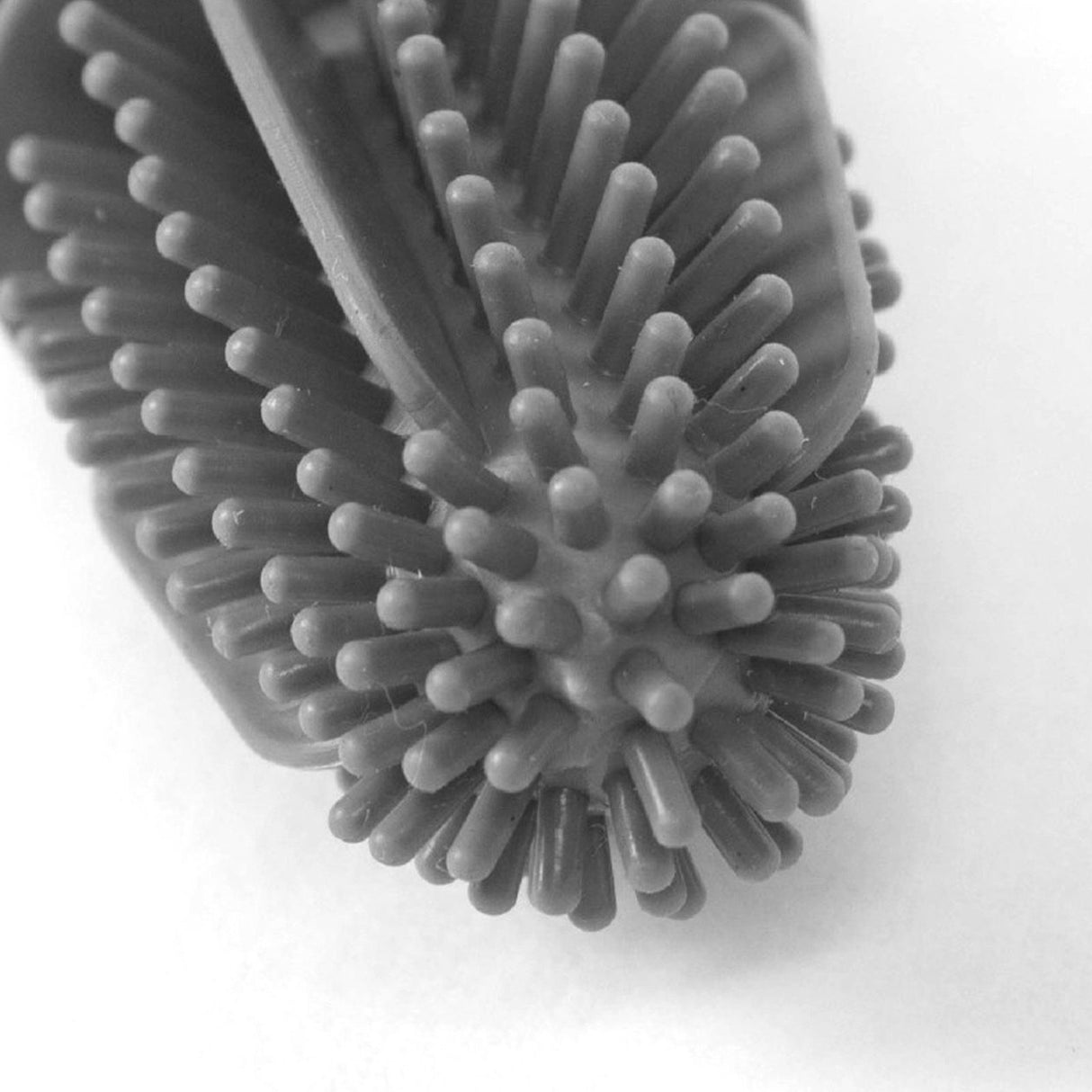 Silicone Bottle Brush Durable Long Handle Baby Bottle Cleaning Brush for Home Kitchen Office Long Grey