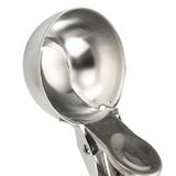 Ice Cream Scoop Smoothing Stainless Steel Hanging Hole Multifunction Cupcake Scoop for Home Kitchen Cafe Bar Trigger Release Scoop - Extra Image