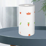 50 PCS Kitchen Paper Towels Wet Dry Use One Time Use Polyester Dish Paper Towels for Dishes Pots - 45-Degree Angle
