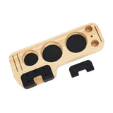 Coffee Tamper Holder Station Wood Coffee Filter Distributor Tamper Holder for Home Cafe Restaurant Hotel Office - Rear View