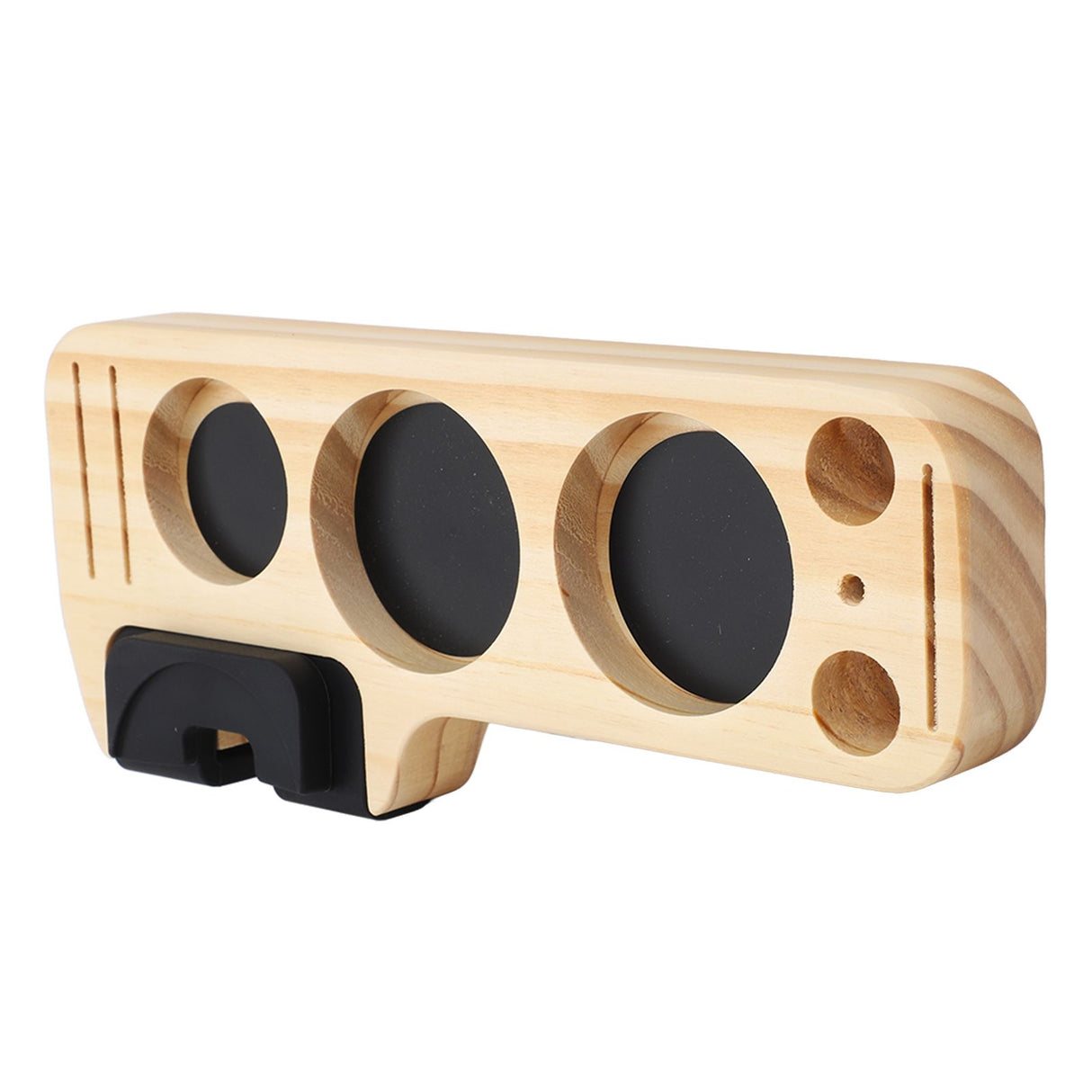 Coffee Tamper Holder Station Wood Coffee Filter Distributor Tamper Holder for Home Cafe Restaurant Hotel Office