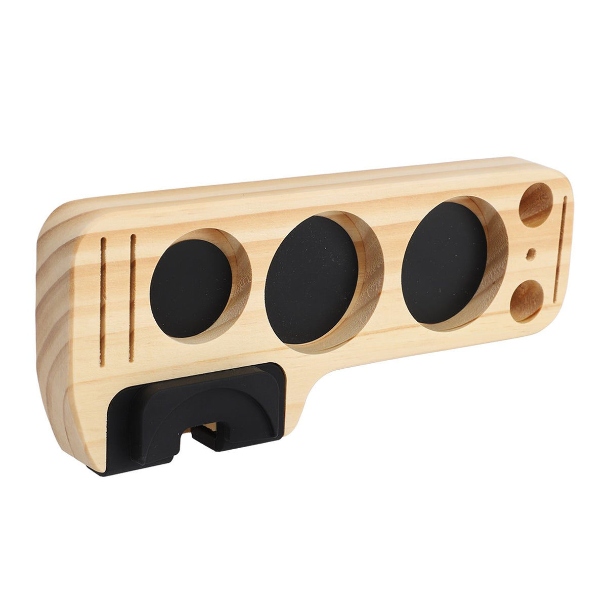 Coffee Tamper Holder Station Wood Coffee Filter Distributor Tamper Holder for Home Cafe Restaurant Hotel Office