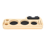 Coffee Tamper Holder Station Wood Coffee Filter Distributor Tamper Holder for Home Cafe Restaurant Hotel Office