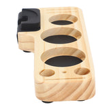 Coffee Tamper Holder Station Wood Coffee Filter Distributor Tamper Holder for Home Cafe Restaurant Hotel Office - Extra Image