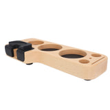 Coffee Tamping Station Wood Tamper Station Compatible with 51mm 53mm 58mm Tamper Distributer Versatile Coffee Accessory