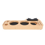 Coffee Tamping Station Wood Tamper Station Compatible with 51mm 53mm 58mm Tamper Distributer Versatile Coffee Accessory