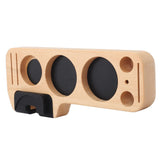 Coffee Tamping Station Wood Tamper Station Compatible with 51mm 53mm 58mm Tamper Distributer Versatile Coffee Accessory