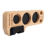 Coffee Tamping Station Wood Tamper Station Compatible with 51mm 53mm 58mm Tamper Distributer Versatile Coffee Accessory