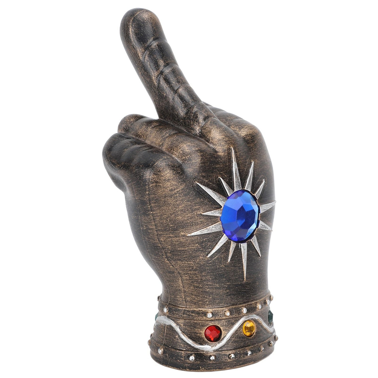 Fist Beer Opener Cool Middle Finger Shape Portable Fist Beer Bottle Opener for Men Husband Dad Grandpa Boyfriend Gold