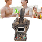 Fist Beer Opener Cool Middle Finger Shape Portable Fist Beer Bottle Opener for Men Husband Dad Grandpa Boyfriend Gold - Extra Image