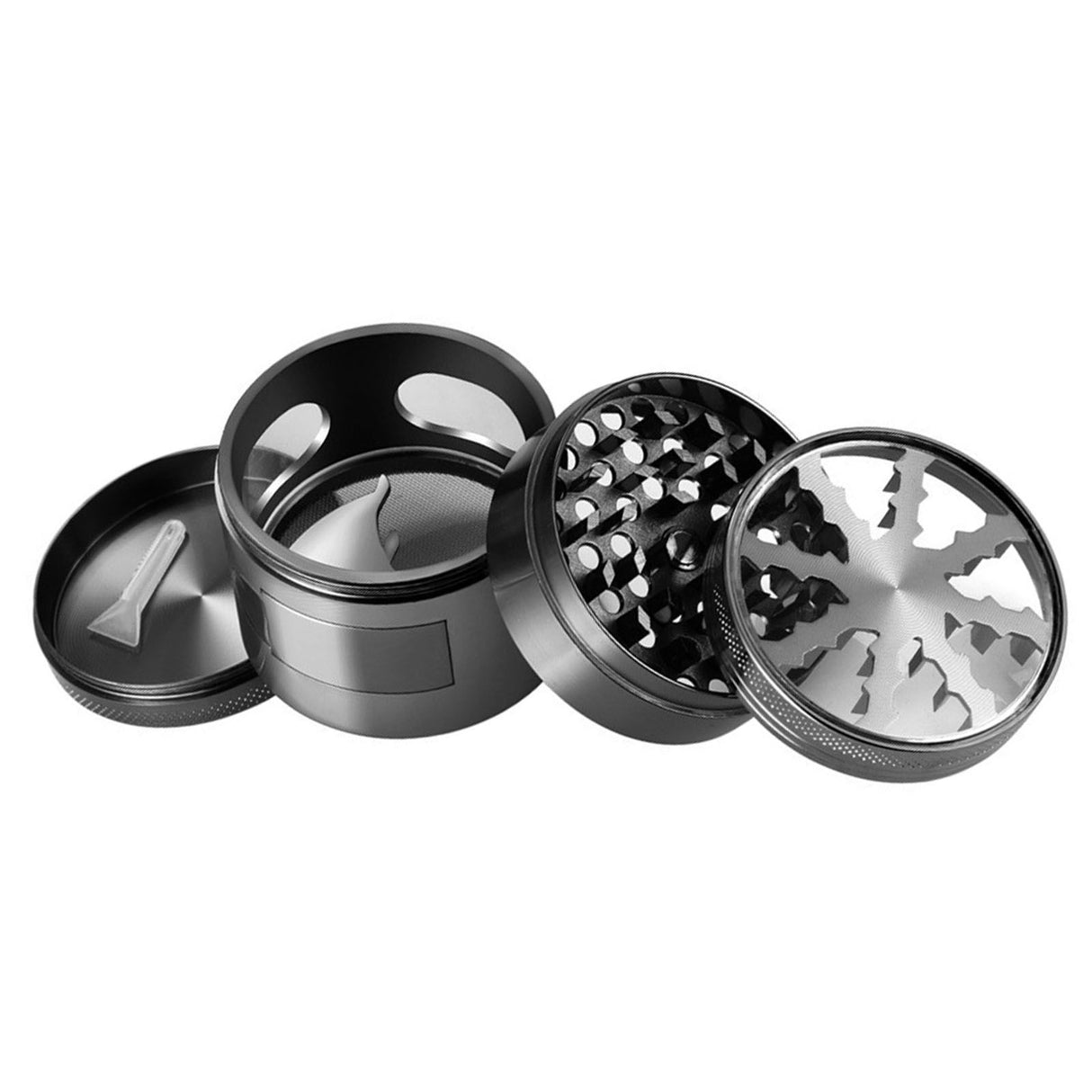 Manual Spice Grinder Small Portable Zinc Alloy Herb Grinder for Household Kitchen Restaurant