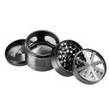 Manual Spice Grinder Small Portable Zinc Alloy Herb Grinder for Household Kitchen Restaurant - 45-Degree Angle