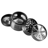 Manual Spice Grinder Small Portable Zinc Alloy Herb Grinder for Household Kitchen Restaurant - Rear View